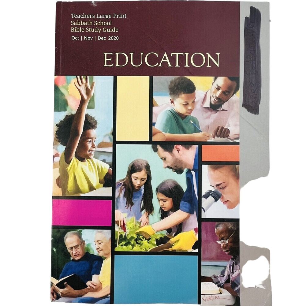 Education 2020 Large Print Sabbath School Bible Study Guide Quarterly Paperback